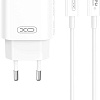 Сетевое зарядное XO CE25 USB Type-C (белый)