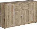 Тумба Mio Tesoro Сириус 4 двери и 2 ящика 156x95 2.02.03.300.3 (дуб сонома)