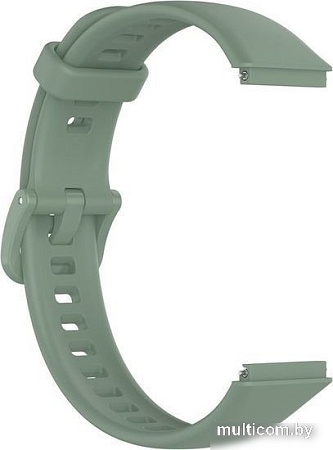 Ремешок Rumi силиконовый для Huawei Band 7 (шалфейно-зеленый)
