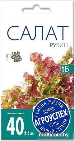 Семена Агроуспех Салат Рубин 47465 1 г