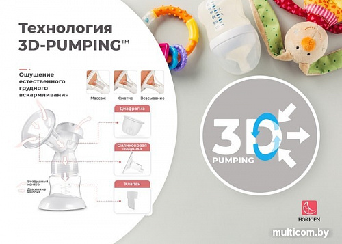 Электрический молокоотсос Horigen XN-2203HA/XH