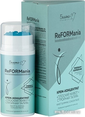 Белита-М Крем для тела ReFORMania плоский живот + стройная талия 100 г
