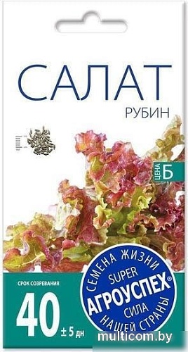 Семена Агроуспех Салат Рубин 47465 1 г
