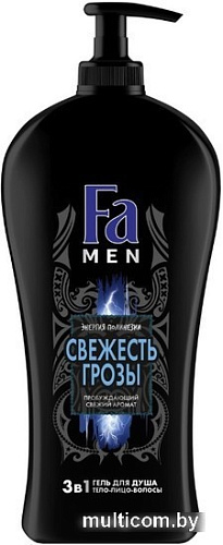Fa Гель для душа Men свежесть грозы 3 в 1 750 мл