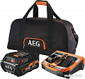 Аккумулятор с зарядным устройством AEG Powertools SETL1860RHDBLK 4932464756 (18В/6 Ah + 12-18В)