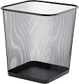 Корзина для бумаг BRAUBERG Germanium 237975 (черный)
