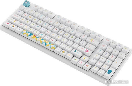 Клавиатура Akko 3098B Doraemon Rainbow (Akko CS Jelly Pink)