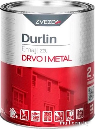 ZVEZDA Durlin Универсальная алкидная RAL 5005 0.75 л (синий)