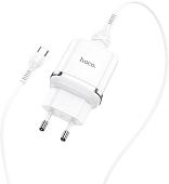 Сетевое зарядное Hoco N3 USB Type-C (белый)