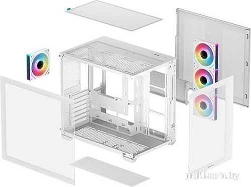 Корпус DeepCool CG530 4F WH R-CG530-WHADA4-G-1