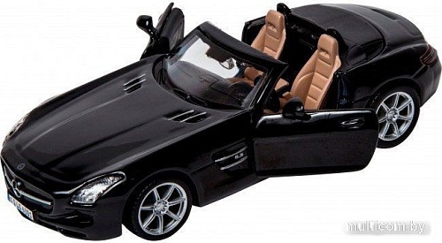 Легковой автомобиль Bburago Mercedes-Benz SLS AMG Cabrio 18-43035 (черный)