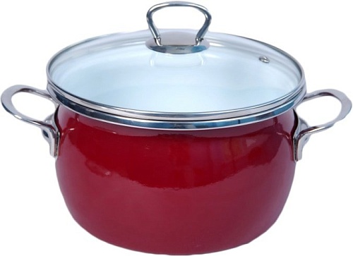 Кастрюля Завод Сантэкс 1-2415211 (бордовый)