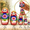 Развивающая игра Брестская Матрешка С букетом лилий (набор 5 шт)