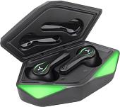 Наушники AccesStyle Wild TWS (черный/зеленый)