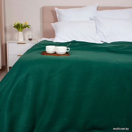 Плед Casa Conforte London Basic 130x165 6155337 (зеленый)