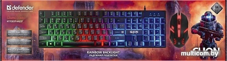 Клавиатура + мышь Defender Glion C-123