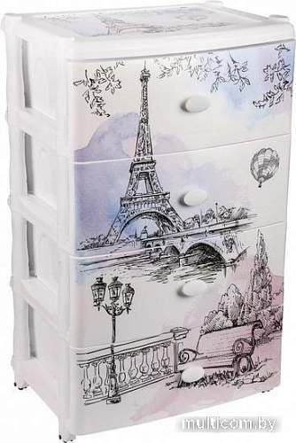 Комод Альтернатива Весна в Париже