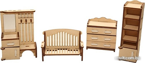 Мебель для кукольного домика Большой слон Прихожая М-006