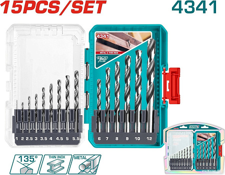 Набор сверл Total TACSDL51506