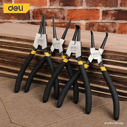 Набор пассатижей Deli DL20521-4 (4 предмета)