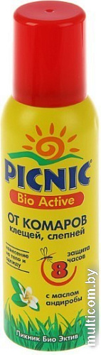 Аэрозоль против вредителей Picnic Bio Activ (125 см3)