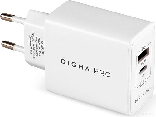 Сетевое зарядное Digma Pro DPW4A