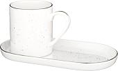 Чашка с блюдцем Bronco Platinum 263-1048
