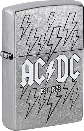 Зажигалка Zippo Street Chrome AC/DC 48641