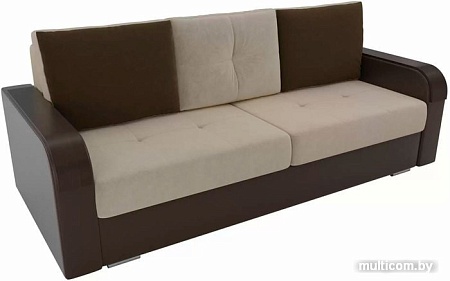 Диван Лига диванов Мейсон 102139 (бежевый/коричневый)