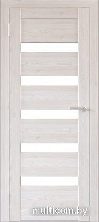 Межкомнатная дверь Юни Бона 03 80x200 (лиственица сибиу/стекло белое)