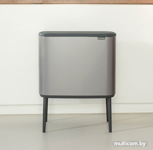 Brabantia Bo Touch Bin 11+23 л (платиновый)