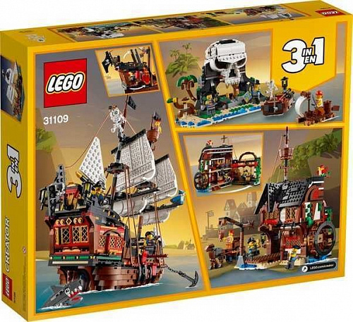 Конструктор LEGO Creator 31109 Пиратский корабль