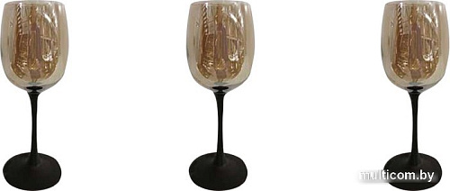 Набор бокалов для вина Glasstar Мед & Black Leg 11 RNHKB-8164-11 (3 шт)