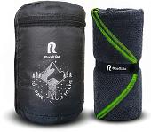 Полотенце RoadLike Terry спортивное охлаждающее 60x120 345896 (серый/зеленый)