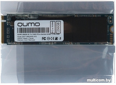 SSD QUMO Novation M2 NVMe 256GB Q3DT-256GSME-NM2