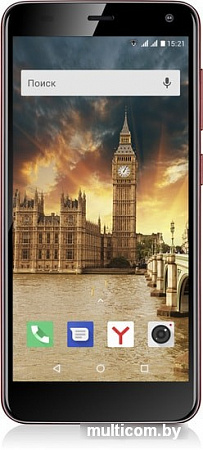 Смартфон Fly Life Compact 4G (красный)