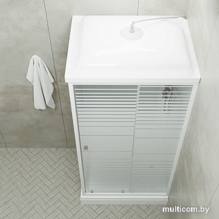 Душевая кабина Triton Квадро А3 ДН4 120х80 R (полосы)