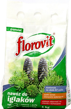Удобрение Florovit Для хвойных гранулированное (1 кг)