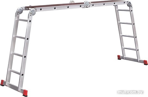 Лестница-трансформер Новая высота NV 333 с помостом профессиональная 4x3 ступени