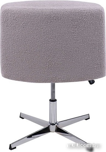 Офисное кресло AksHome Andre (букле, светло-серый CM2023-8/хром)