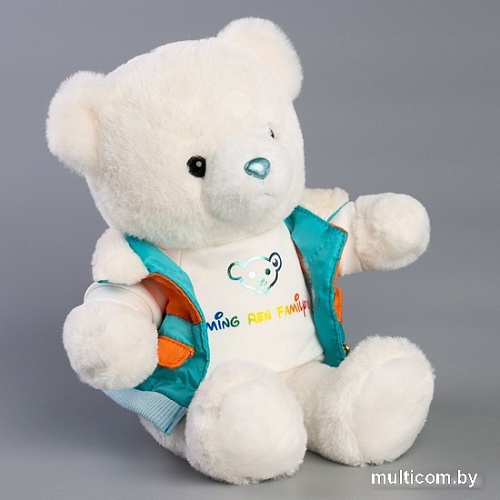 Классическая игрушка Milo Toys Little Friend Мишка в голубой курточке 9905634