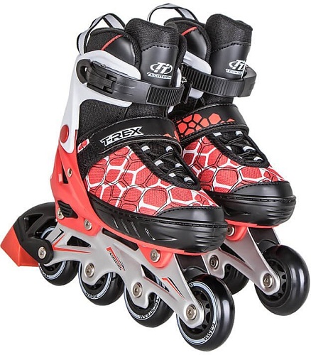 Роликовые коньки Tech Team T-Rex (р-р 29-32, красный)