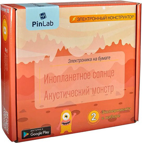 Конструктор PinLab Электроника на бумаге 205 Акустический монстр