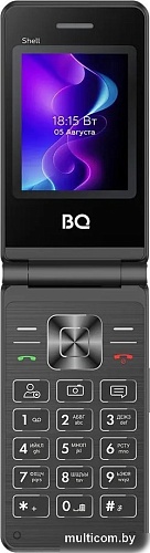 Кнопочный телефон BQ BQ-2411 Shell (черный)