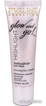 Хайлайтер жидкий Eveline Cosmetics Glow and Go! (candy glow) 20 мл