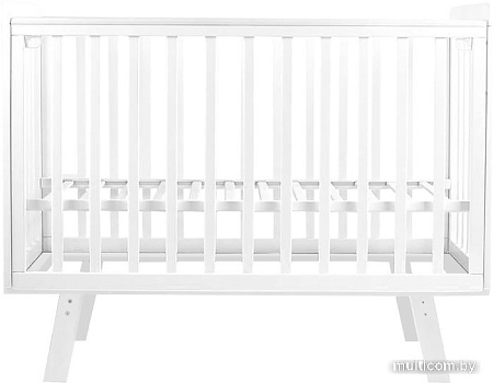 Приставная детская кроватка Indigo Style На ножках (белый)
