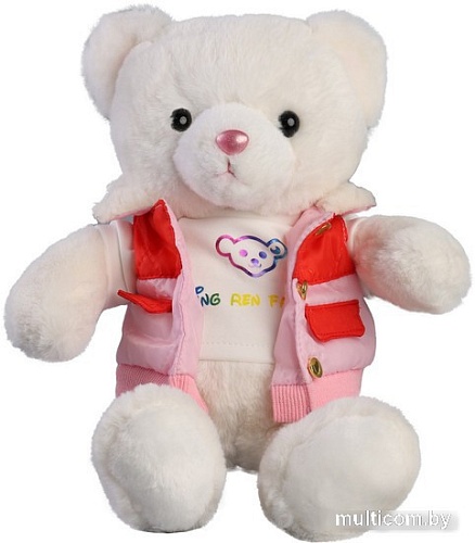 Классическая игрушка Milo Toys Little Friend Мишка в розовой курточке 9905633