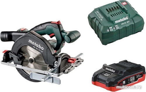 Дисковая пила Metabo KS 18 LTX 57 (с 1-м АКБ 3.5 Ah)