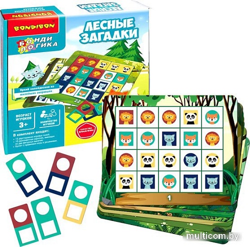 Развивающая игра Bondibon Лесные загадки ВВ5636