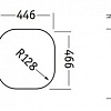 Кухонная мойка Ukinox Галант GAL465.488 --GT6K 0C- (с сифоном)